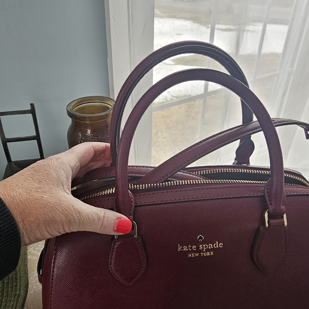 Kate Spade Burgundy Handbag